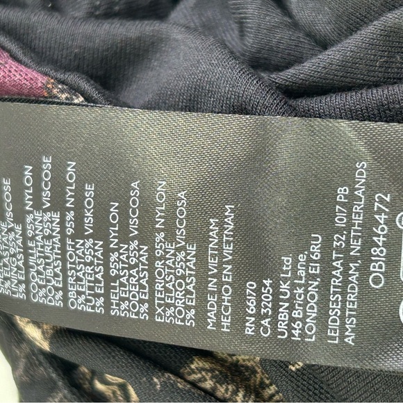 NEW Free People Night Blooms Mesh Pants Sheer Rosette - Picture 8 of 9